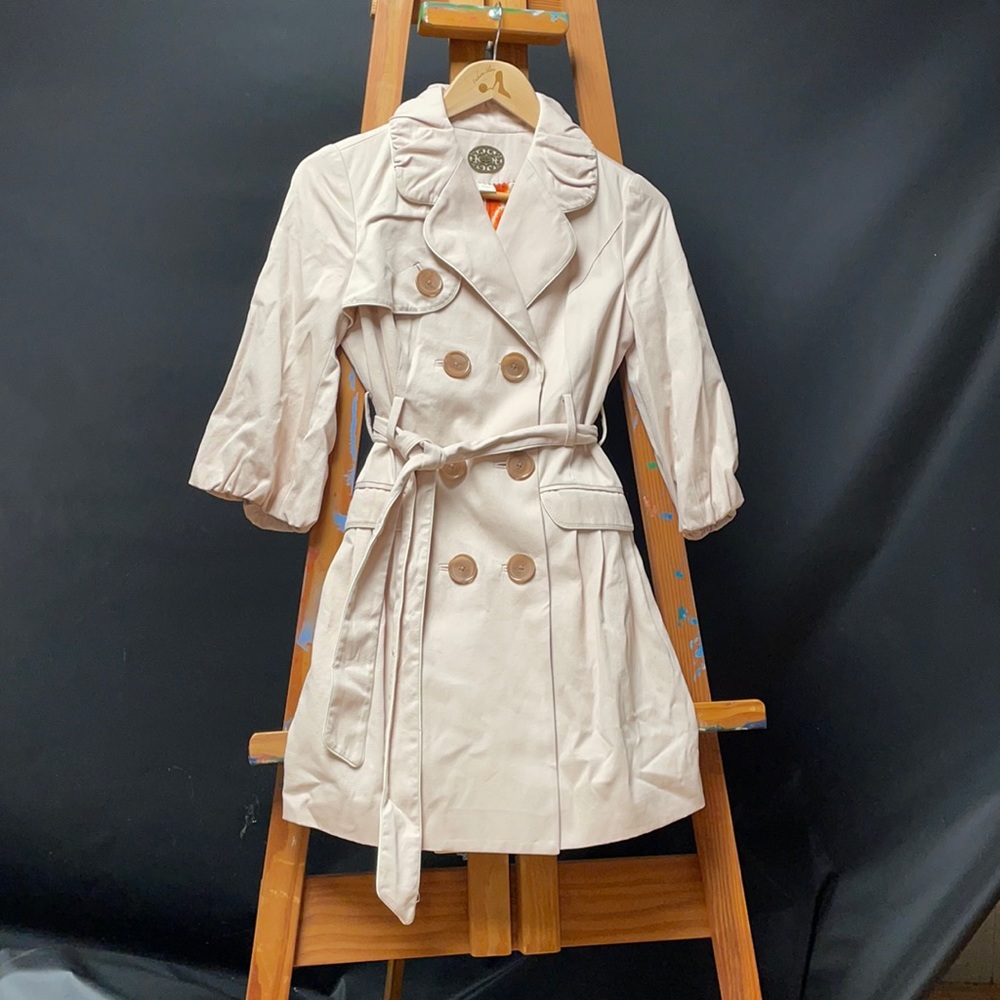 Light Pink Jacket with 3/4 Puff Sleeves